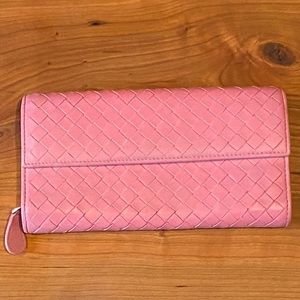 Bottega Veneta Interciato Long Wallet